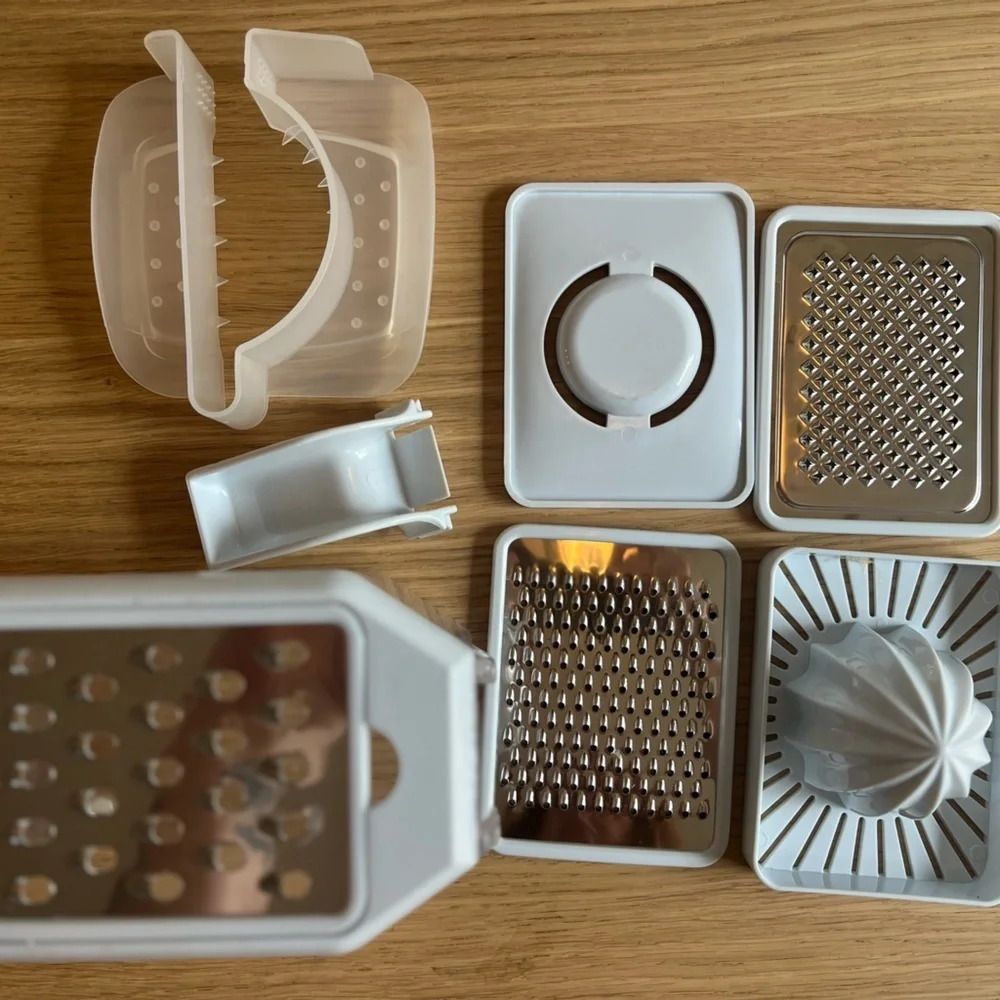 Norpro 6-in-1 Multi-Grater with Juicer & Storage Container – Stainless Steel